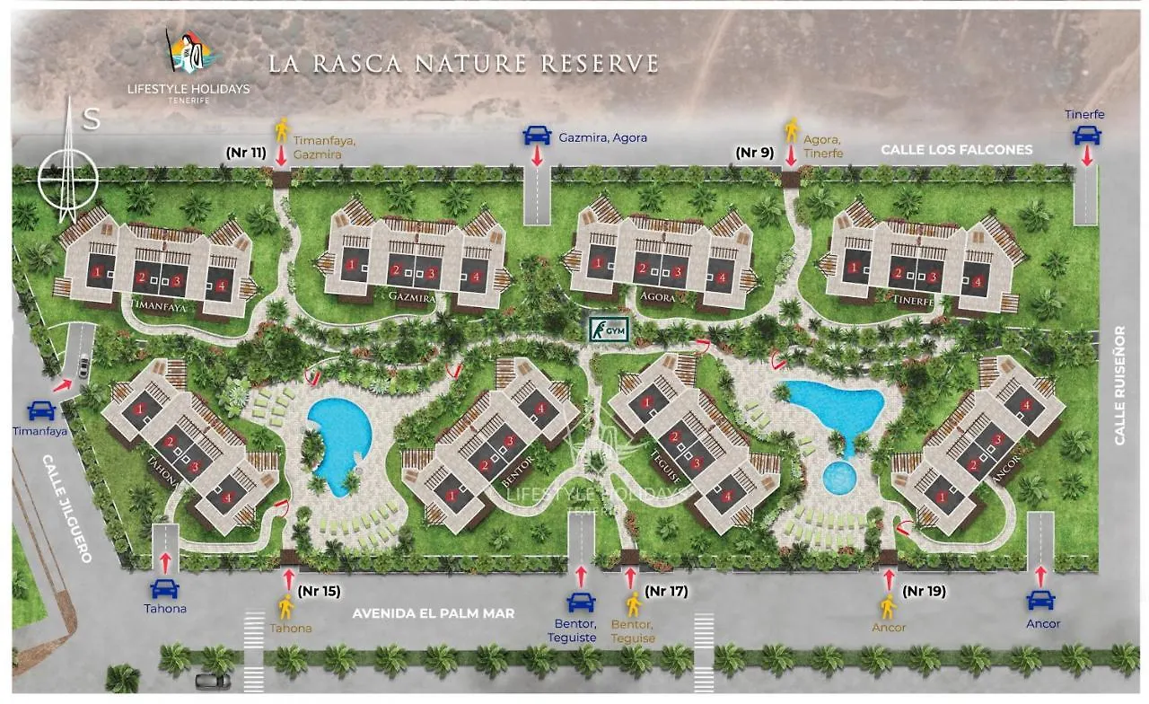 Feriehus Colinas - Tinerfe 3,4 Nature Reserve & Sea View With Jacuzzi Palm-mar